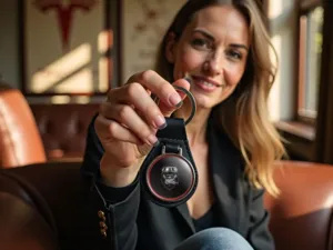 Key Chains for Women Sturdy Leather Tuning Design